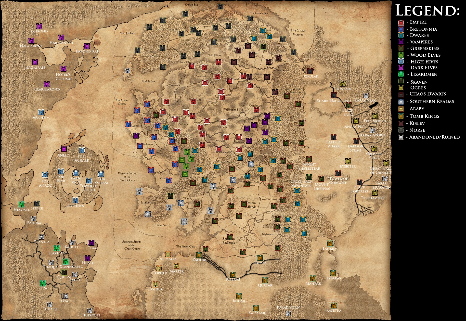 Total War Warhammer Settlements